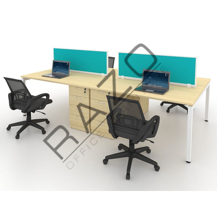 4 Partition Team Workstation Office Partition Workstation 4PW3AM