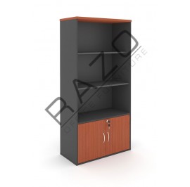 Semi Swinging Door Medium Cabinet | Office Bookcase | Office Filing Cabinet -GB741C