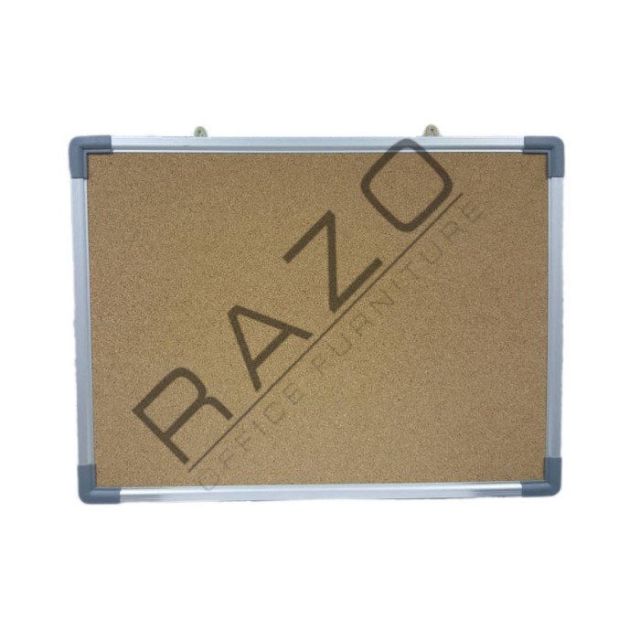 Cork Notice Board c/w Aluminium Frame